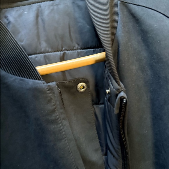 United Colors Of Benetton | NWT Reversible Quilted Jacket - Men's M, Navy - FLAW - Picture 6 of 13